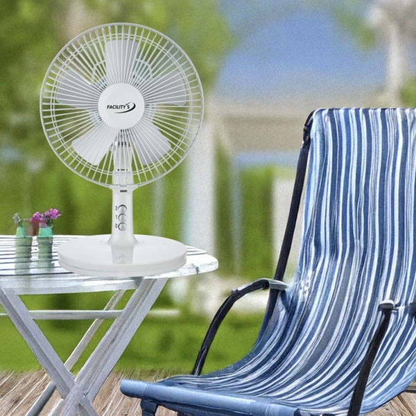 VENTILATEUR 2EN1 SOLAIRE ET ELECTRIQUE DIAM 27CM (6)