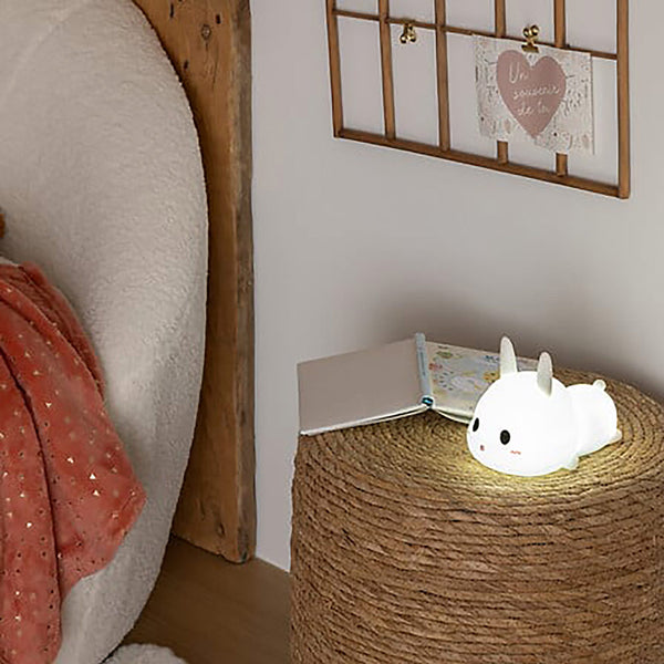 VEILLEUSE SUR BATTERIE LAPIN (2)