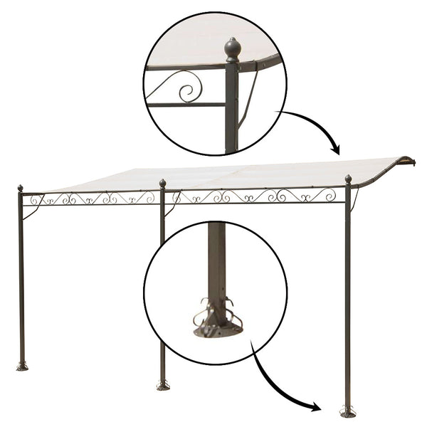 AUVENT EN FER FORGE 4 X 3 M (1)