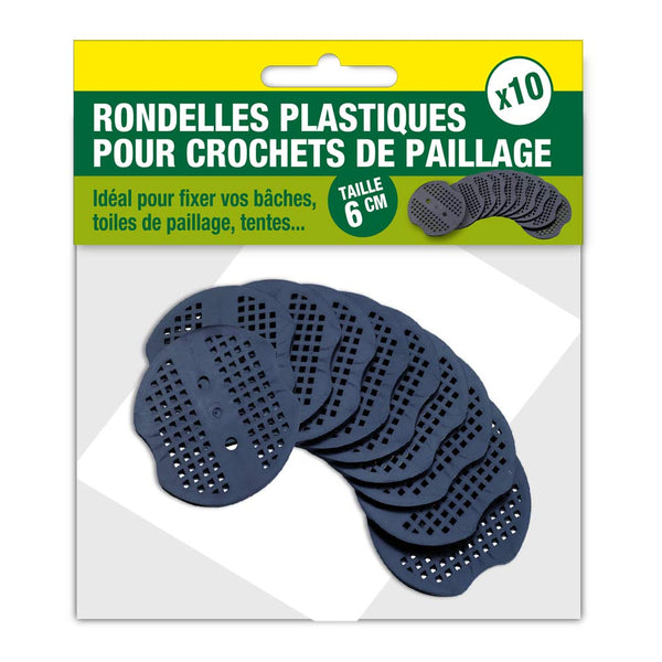 RONDELLES PLASTIQUES CROCHETS DE PAILLAGE X10 (2)