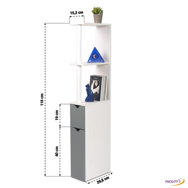 MEUBLE WC 2 PORTES GRIS (2)
