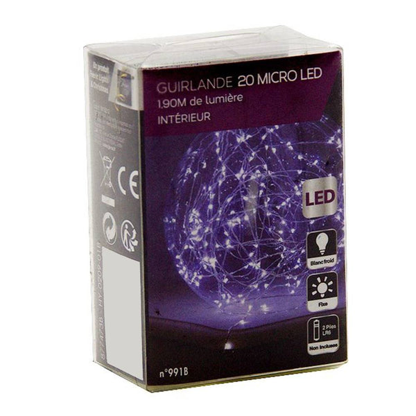 GUIRLANDE CUIVRE À PILES & GUIRLANDE CUIVRE À PILES 40 LED BLANC CHAUD