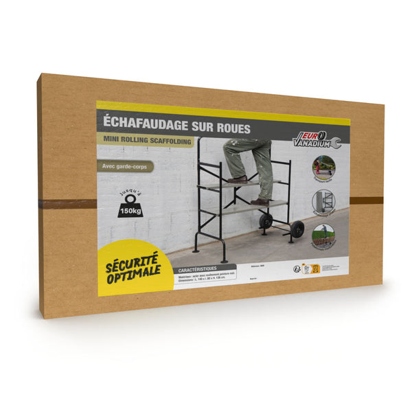 ÉCHAFAUDAGE ROULANT 2 NIVEAUX (5)