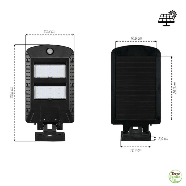 LAMPE SÉCURITÉ 1000 LUMENS SOLAIRE (2)