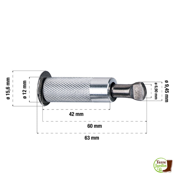 PITONS ESCAMOTABLES INOX X10 (2)