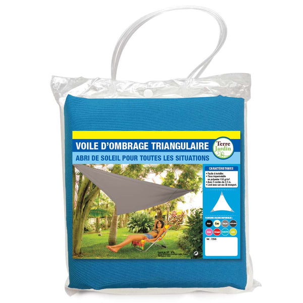 VOILE D'OMBRAGE (10) & VOILE D'OMBRAGE 3.6 X 3.6 X 3.6 M TURQUOISE
