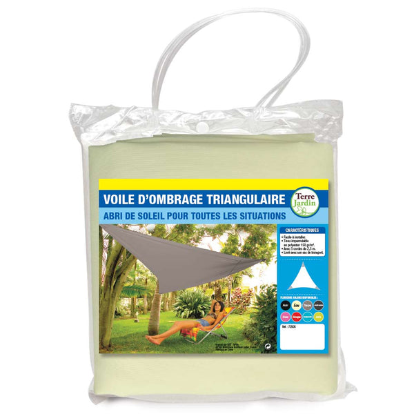 VOILE D'OMBRAGE (12) & VOILE D'OMBRAGE 5 X 5 X 5 M BLANC