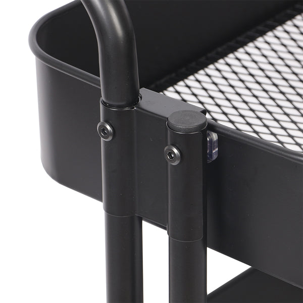 CHARIOT DE RANGEMENT DESSERTE NOIRE (5)