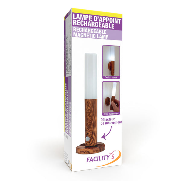 LAMPE D'APPOINT RECHARGEABLE BOIS (3)