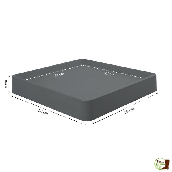 SUPPORT ROULANT POUR PLANTES CARRÉ (1)