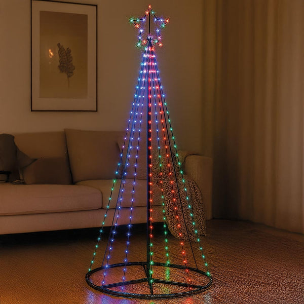 SAPIN ÉLECTRIQUE LED MULTICOLORE (6)