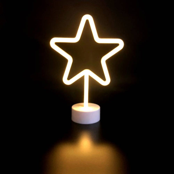 ÉTOILE NÉON À PILES (1)