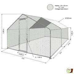 VOLIÈRE D'ÉLEVAGE 12 M² (1)