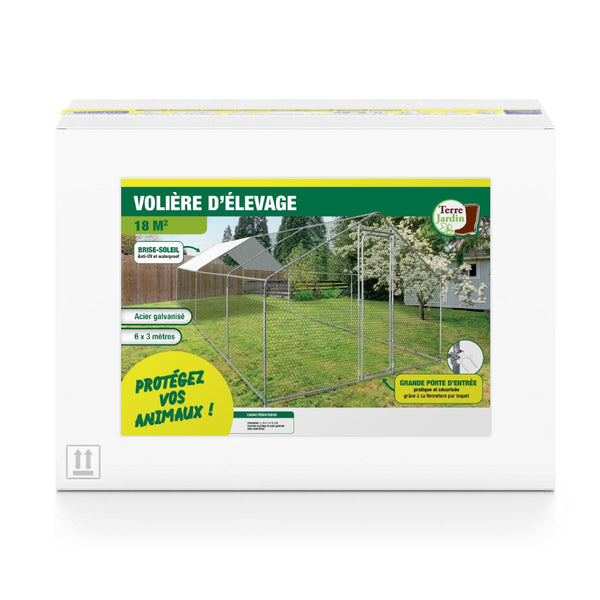 VOLIÈRE D'ÉLEVAGE 18 M² (2)