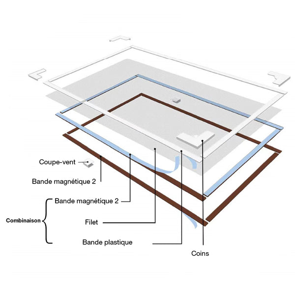 MOUSTIQUAIRE FENÊTRE FIBRE DE VERRE (2)