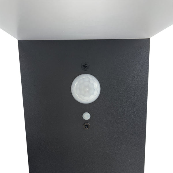 BORNE D'ÉCLAIRAGE SOLAIRE INOX NOIRE (4)