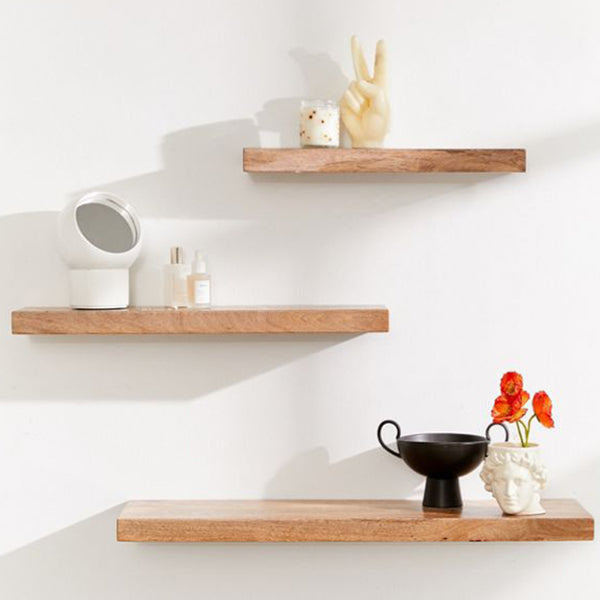 ETAGERE MURALE 60 CM FIXATION INVISIBLE BOIS (3)