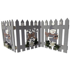 BARRIÈRE DÉCORATIVE POUR SAPIN GRIS (1)