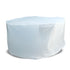 HOUSSE DE TABLE RONDE PLASTIQUE BLANC