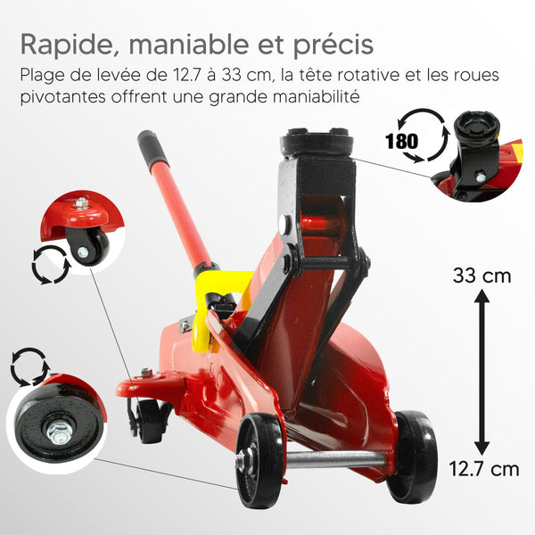 CRIC ROULEUR HYDRAULIQUE 2 TONNES (2)