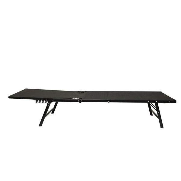 CHAISE LONGUE PLIABLE TEXTILENE NOIRE (3)