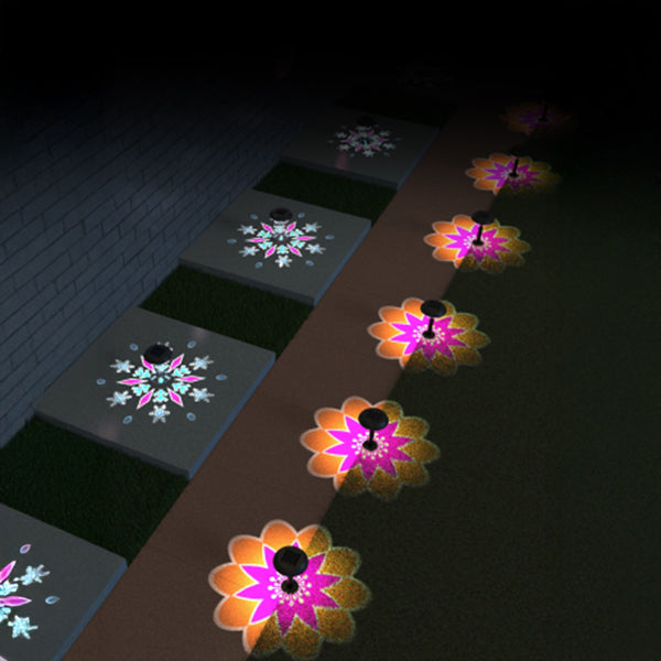 LAMPE SOLAIRE  LED MANDALA (4)