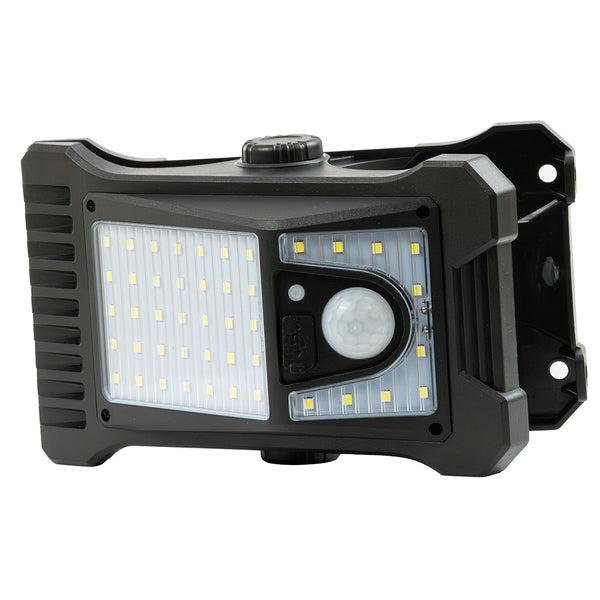 LAMPE SOLAIRE PINCE DETECTEUR DE MOUVEMENT 350LM (2)