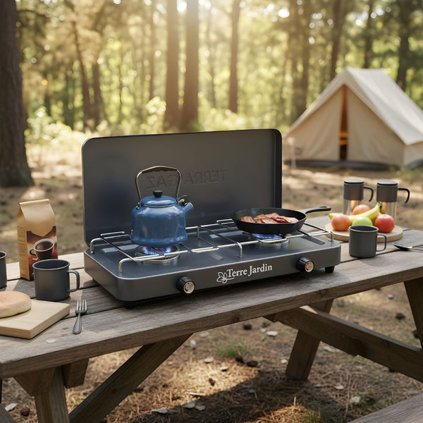 RECHAUD DE CAMPING GAZINIERE 2 FEUX TERRAGAZ (6)