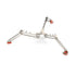 SUPPORT CARTOUCHE DE GAZ PLIABLE INOX TRAILGAZ STAND INOX