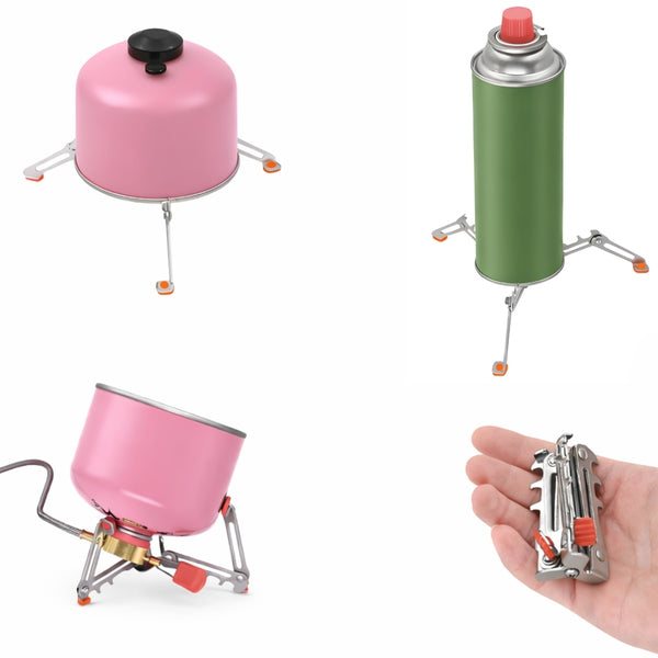 SUPPORT CARTOUCHE DE GAZ PLIABLE INOX TRAILGAZ STAND INOX (4)