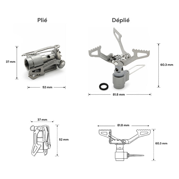 RECHAUD DE RANDONNEE PLIABLE TRAILGAZ TITANIUM PLUS (5)
