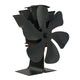 VENTILATEUR POELE A BOIS 6 PALES SANS ELECTRICITE 14 × 11 × 19 CM