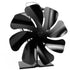 VENTILATEUR POÊLE À BOIS 8 PALES AVEC THERMOMÈTRE Ø 16 X H 17 cm