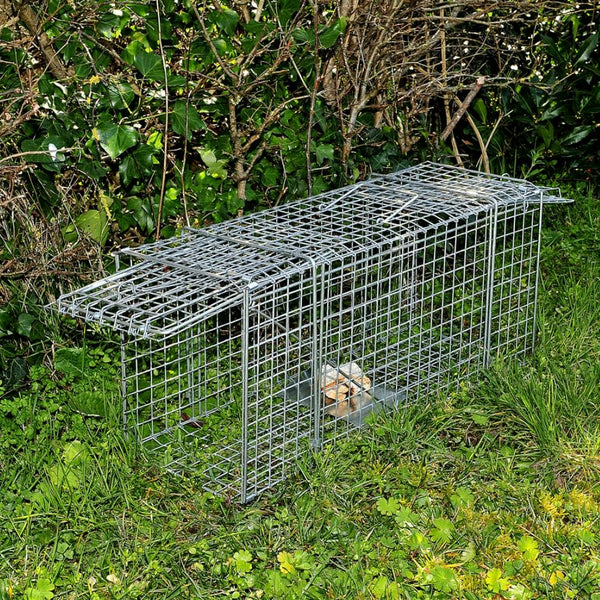 CAGE ANTI-NUISIBLE DOUBLE ENTRÉE 66 CM (3)