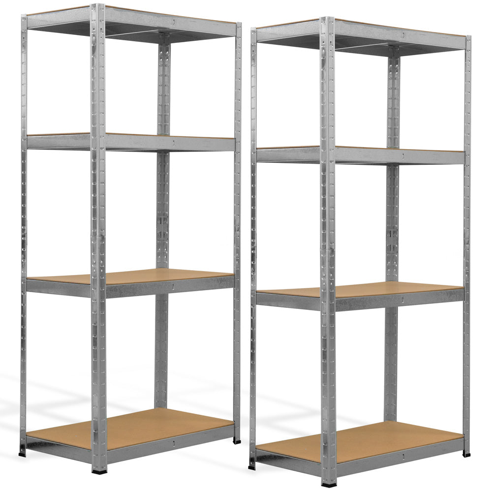 ÉTAGÈRE MÉTAL CHARGES LOURDES DOUBLE P. 40 CM