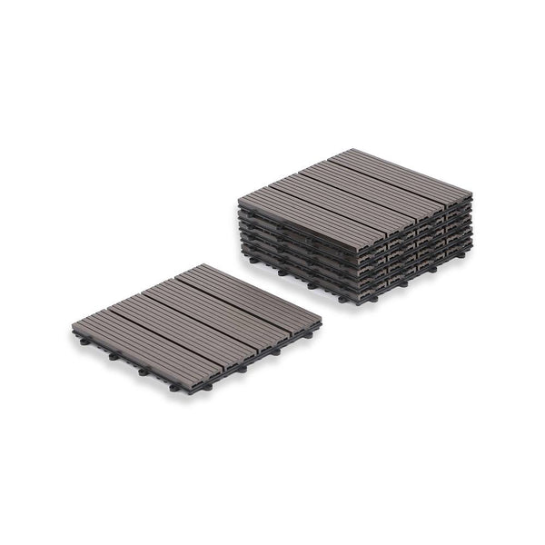 DALLES CLIPSABLES EFFET BOIS X5 (5) & DALLES CLIPSABLES EFFET BOIS NATUREL X5