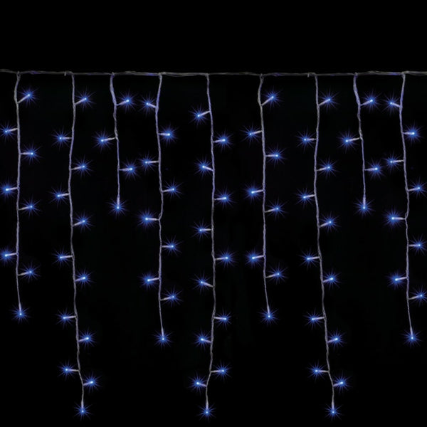 GUIRLANDE STALACTITES 4M 240 LED BLEU & GUIRLANDE STALACTITES 6M 360 LED BLEU