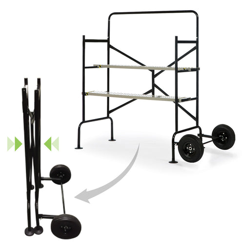 ÉCHAFAUDAGE ROULANT 2 NIVEAUX (1)