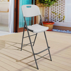 CHAISE HAUTE PLIANTE 45 X 79 X 121 CM BLANCHE (1)