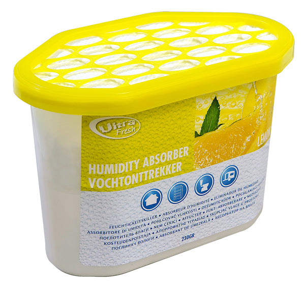 ABSORBEUR DÉSHUMIDIFICATEUR PARFUMÉ & ABSORBEUR D'HUMIDITÉ 500 ML CITRON