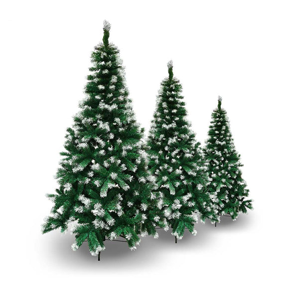 SAPIN DE NOËL TRADITION VERT POINTES BLANCHES