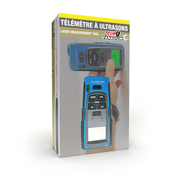 TÉLÉMÈTRE À ULTRASONS DÉTECTEUR DE MATÉRIAUX (3)