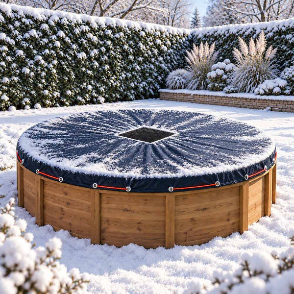BÂCHE PISCINE RONDE 140 G/M² (8)