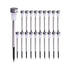 BORNES SOLAIRES INOX BLANCHES X20