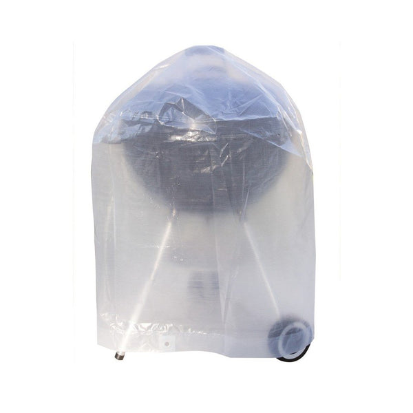 HOUSSE BARBECUE ROND PLASTIQUE BLANC