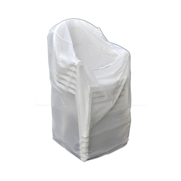 HOUSSE DE FAUTEUIL PLASTIQUE BLANC