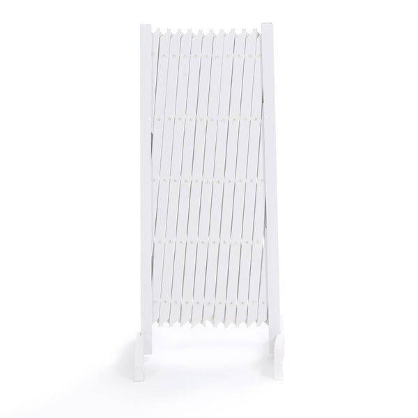 BARRIÈRE EXTENSIBLE BLANCHE PLASTIQUE (2)