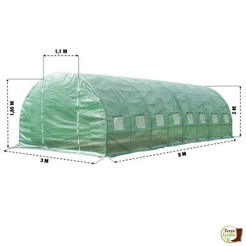 SERRE DE JARDIN RENFORCÉE 24M² (1)