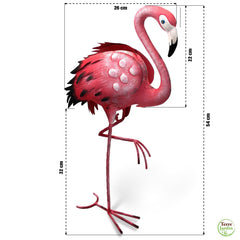 FLAMANT ROSE MÉTAL (1)