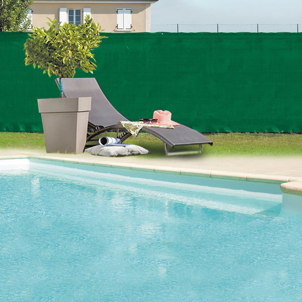 BRISE-VUE RENFORCÉ VERT CLAIR 220 G/M² (3) & BRISE-VUE RENFORCÉ VERT CLAIR  220 G/M² 1X5 M (3)